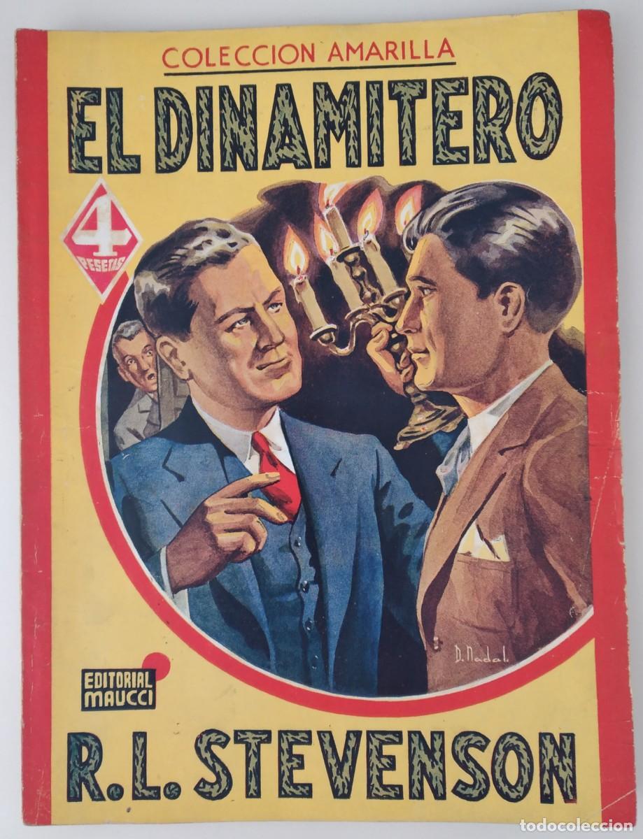 C&oacute;mics: Colecci&oacute;n Amarilla, n.&ordm; 30 &mdash; El dinamitero &mdash; R. L. Stevenson &mdash; Editorial Maucci