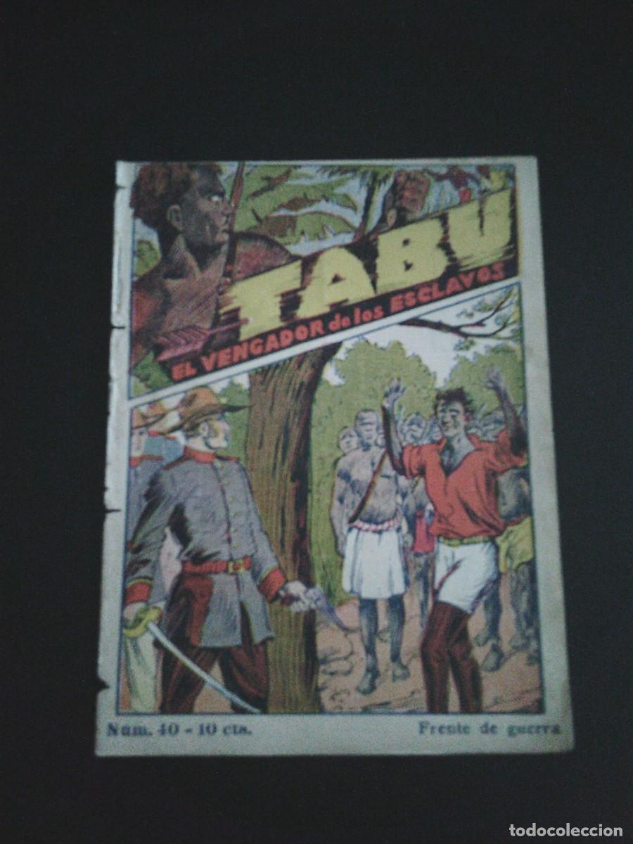 C&oacute;mics: TABU - NUMERO 40 - FRENTE DE GUERRA - EDITORIAL EL GATO NEGRO --CJ 171