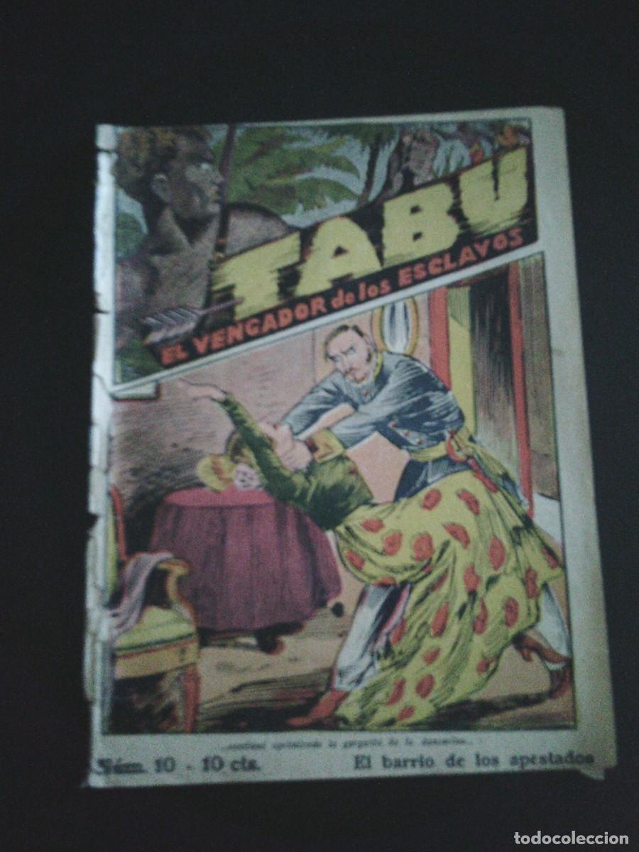C&oacute;mics: TABU - NUMERO 10 - EL BARRIO DE LOS APESTADOS - EDITORIAL EL GATO NEGRO --CJ 171