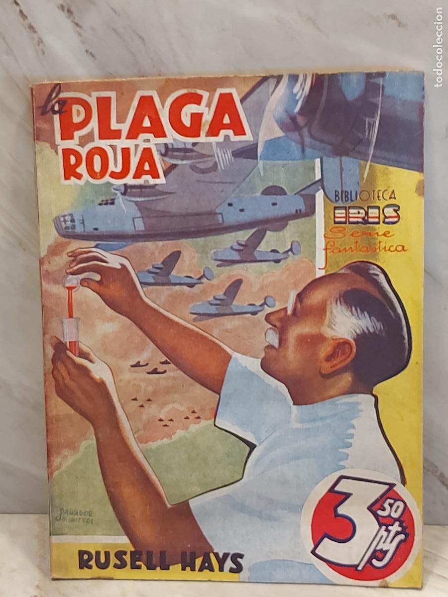 C&oacute;mics: LA PLAGA ROJA | RUSSELL HAYS | BIBLIOTECA IRIS | SERIE FANT&Aacute;STICA | BRUGUERA