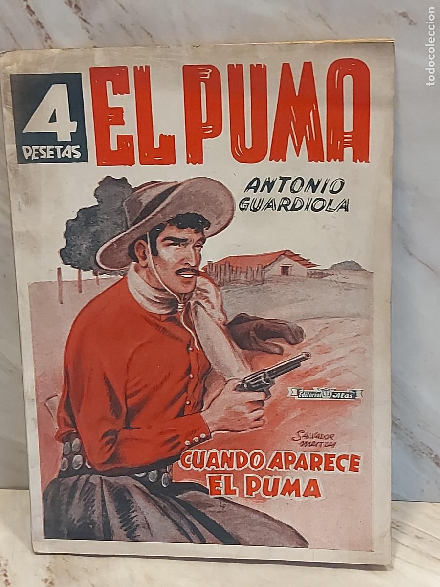 C&oacute;mics: EL PUMA | CUANDO APARECE EL PUMA | ANTONIO GUARDIOLA | EDITORIAL ALAS | PULP