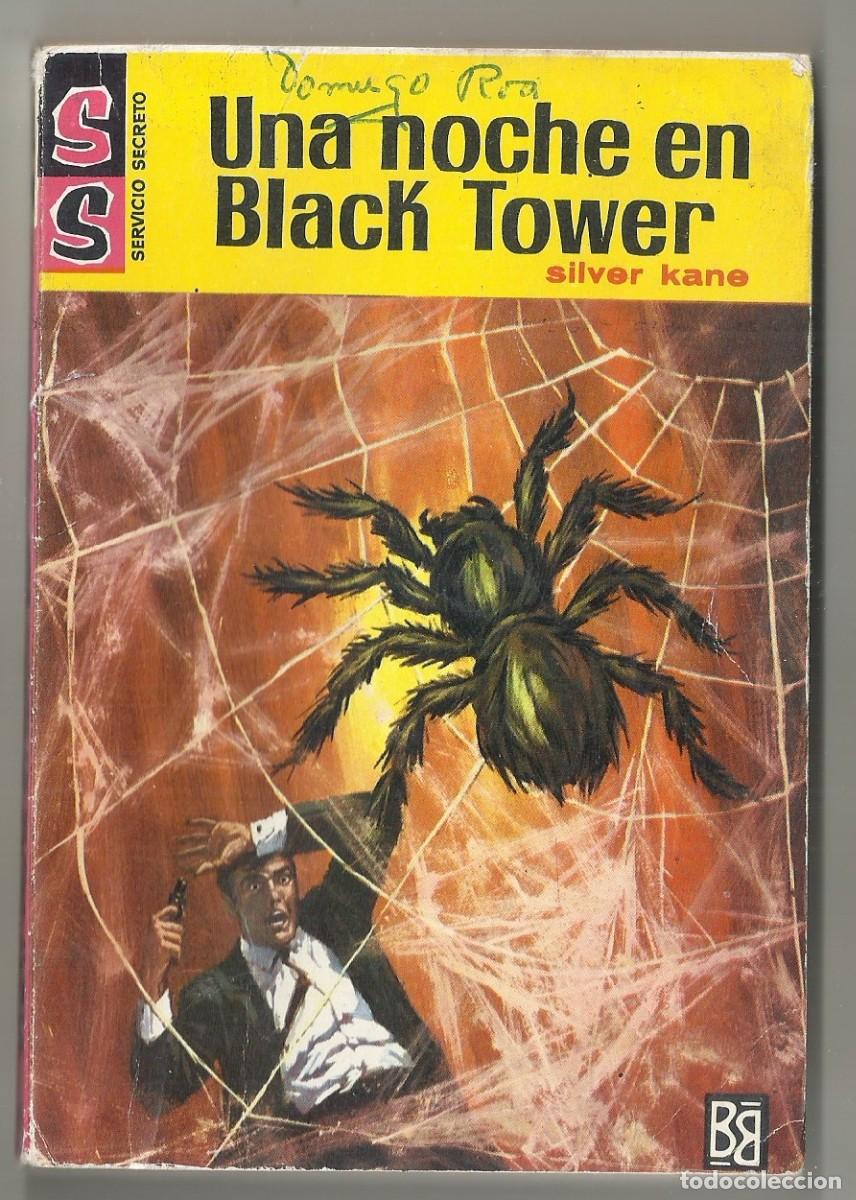 C&oacute;mics: UNA NOCHE EN BLACK TOWER. SILVER KANE. COLECCION SERVICIO SECRETO N&ordm; 814. ED. BRUGUERA, 1966