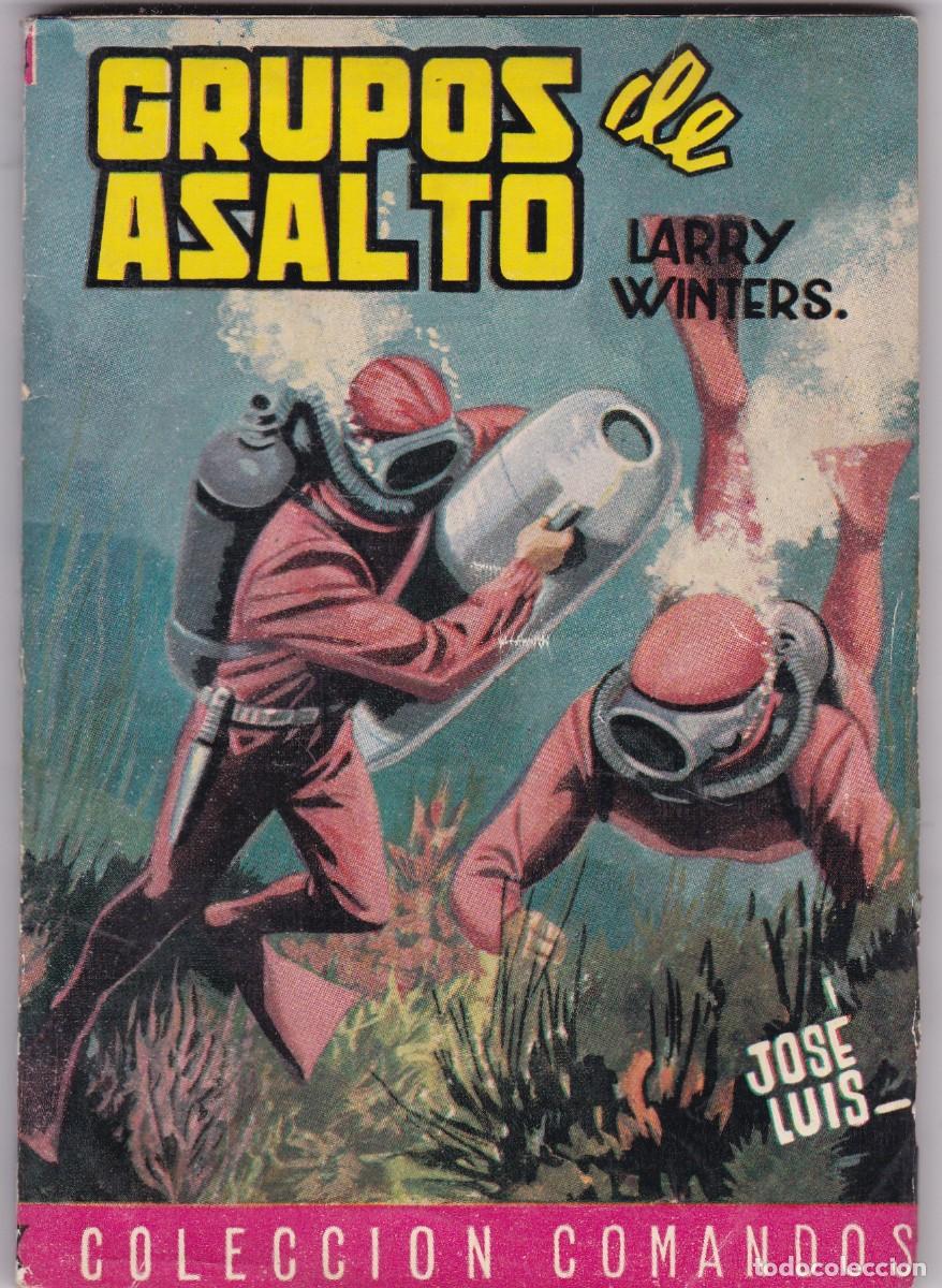 C&oacute;mics: GRUPOS DE ASALTO - LARRY WINTERS - COLECCION COMANDOS N&ordm; 154 / EDITORIAL VALENCIANA