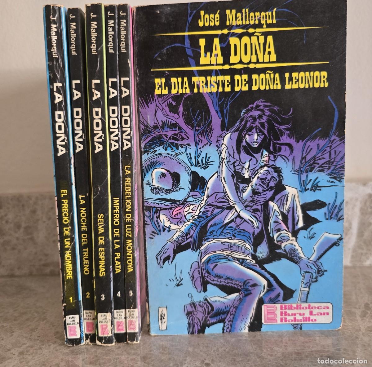 C&oacute;mics: La Do&ntilde;a.Completa 6 Novelas.Jose Mallorqui.Buru Lan.portadas Carlos Gimenez