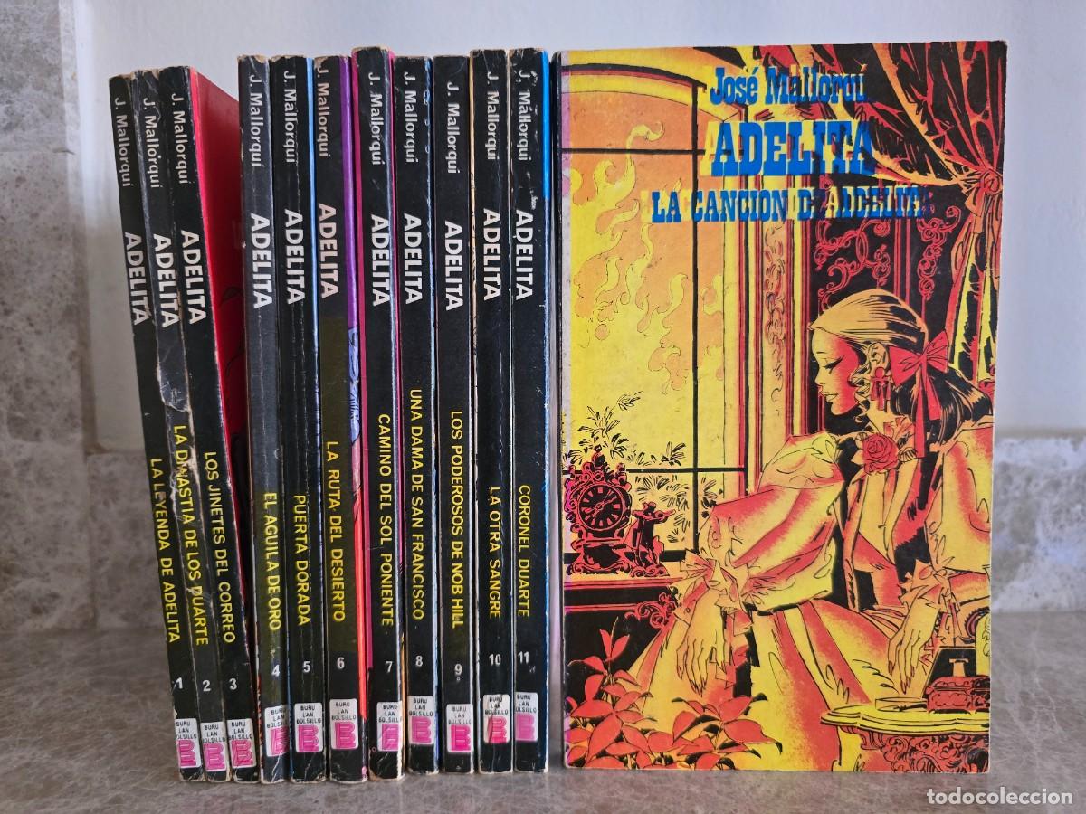 C&oacute;mics: Adelita.Completa 12 Novelas.Jose Mallorqui.Buru Lan.portadas Carlos Gimenez