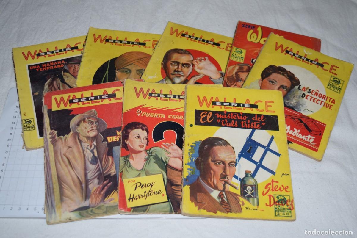 C&oacute;mics: Serie WALLACE - Lote de 8 ejemplares variados / Ediciones CLIPER - A&ntilde;os 40 &iexcl;MIRA FOTOS y DETALLES!