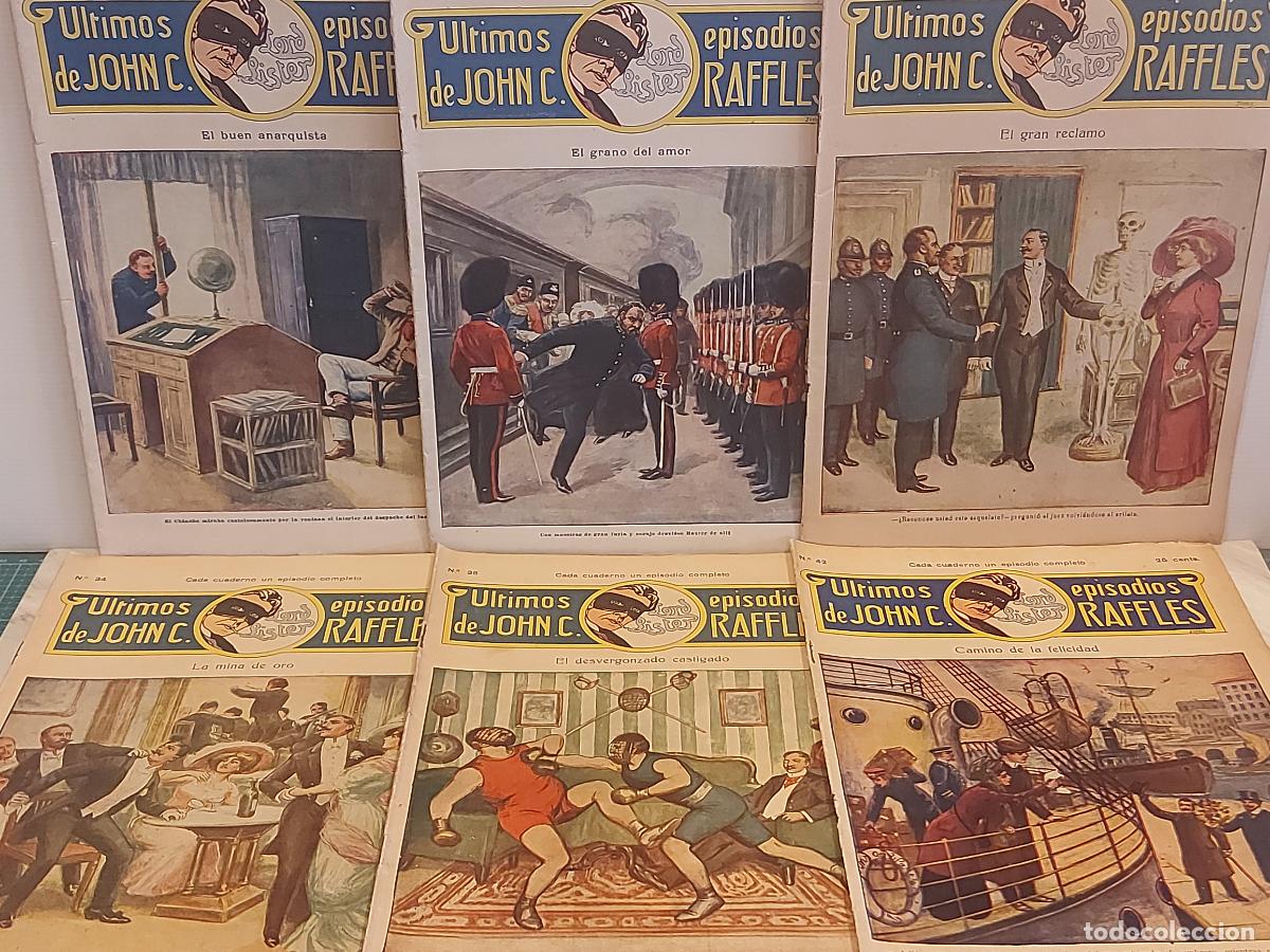 C&oacute;mics: LOTE 6 &Uacute;LTIMOS EPISODIOS DE JOHN C. RAFFLES | LORD LISTER | EDITORIAL ATLANTE