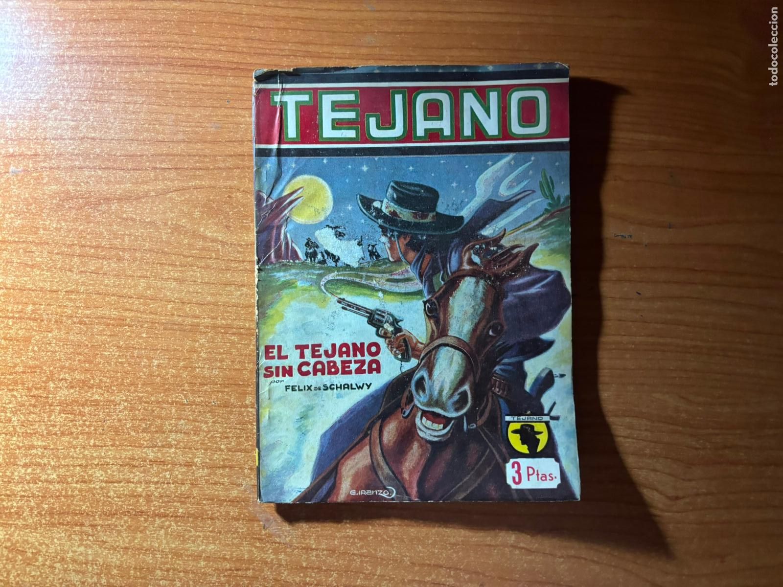 C&oacute;mics: TEJANO N&ordm; 2 SIN CABEZA PORTADA E ILUSTRACIONES INTERIORES DE IRANZO ( EL CACHORRO CAPITAN CORAJE )