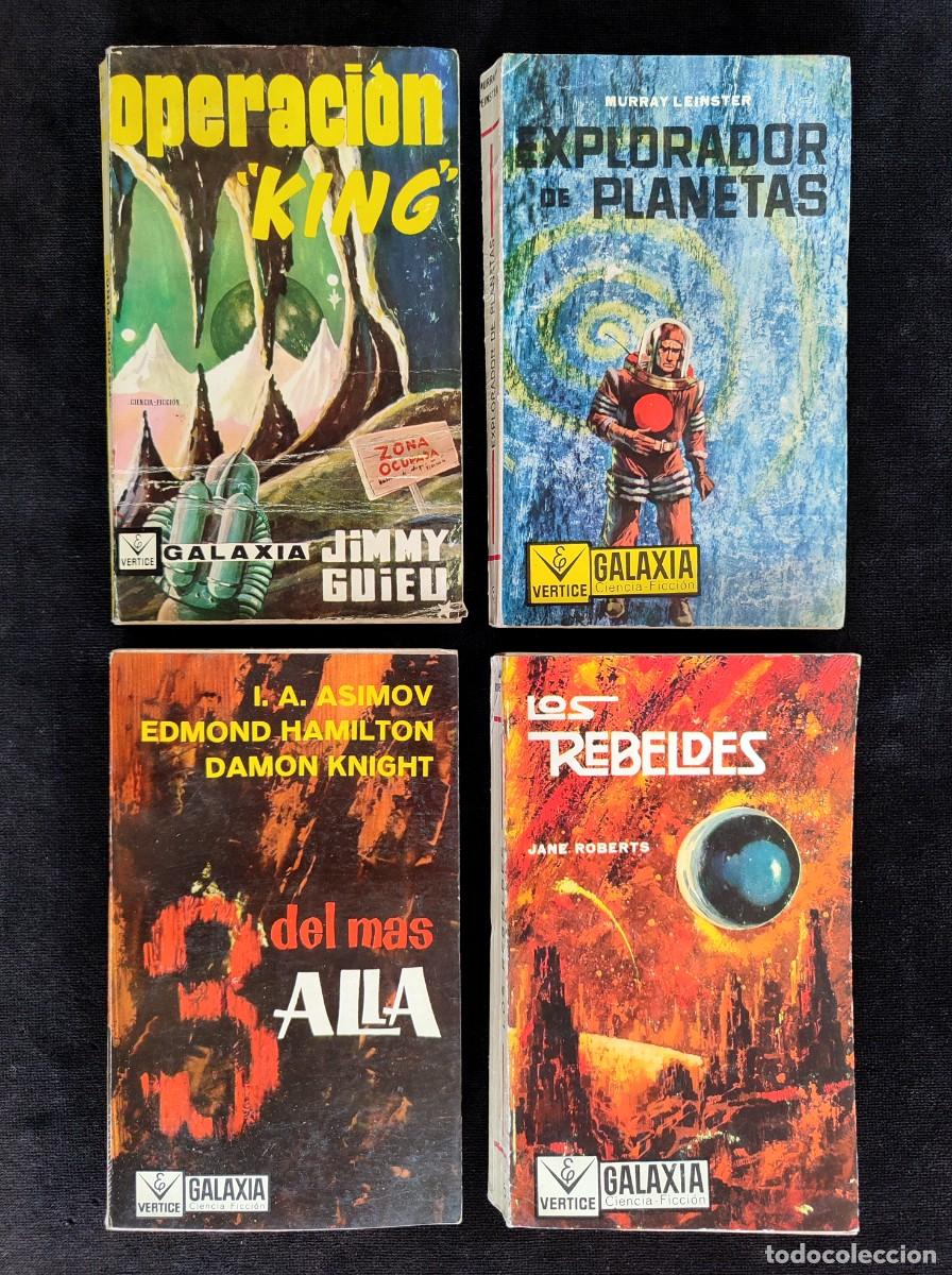 C&oacute;mics: LOTE DE 4 N&Uacute;MEROS COLECCI&Oacute;N GALAXIA CIENCIA FICCI&Oacute;N, ED. V&Eacute;RTICE, A&Ntilde;OS 60