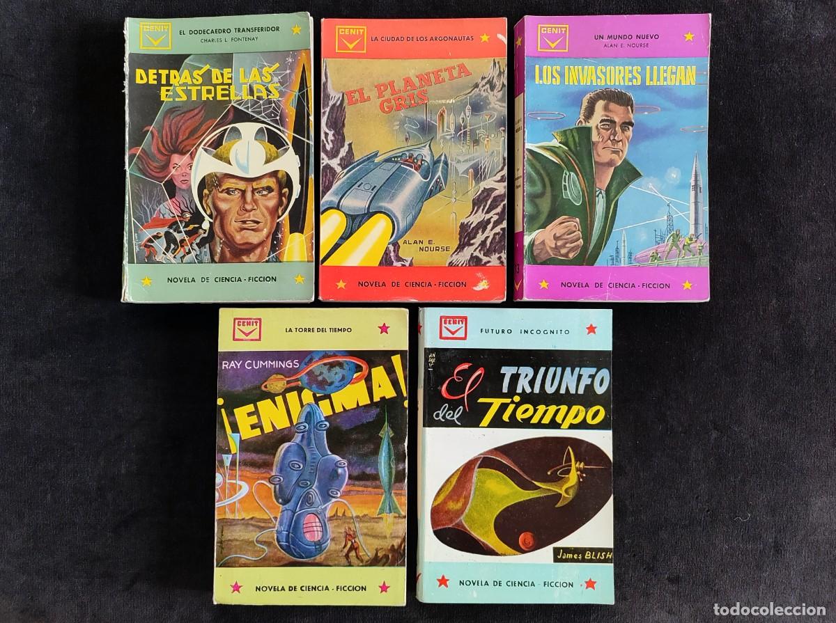 C&oacute;mics: LOTE DE 5 N&Uacute;MEROS COLECCI&Oacute;N CENIT CIENCIA FICCI&Oacute;N, ED. CENIT, A&Ntilde;OS 1961-64