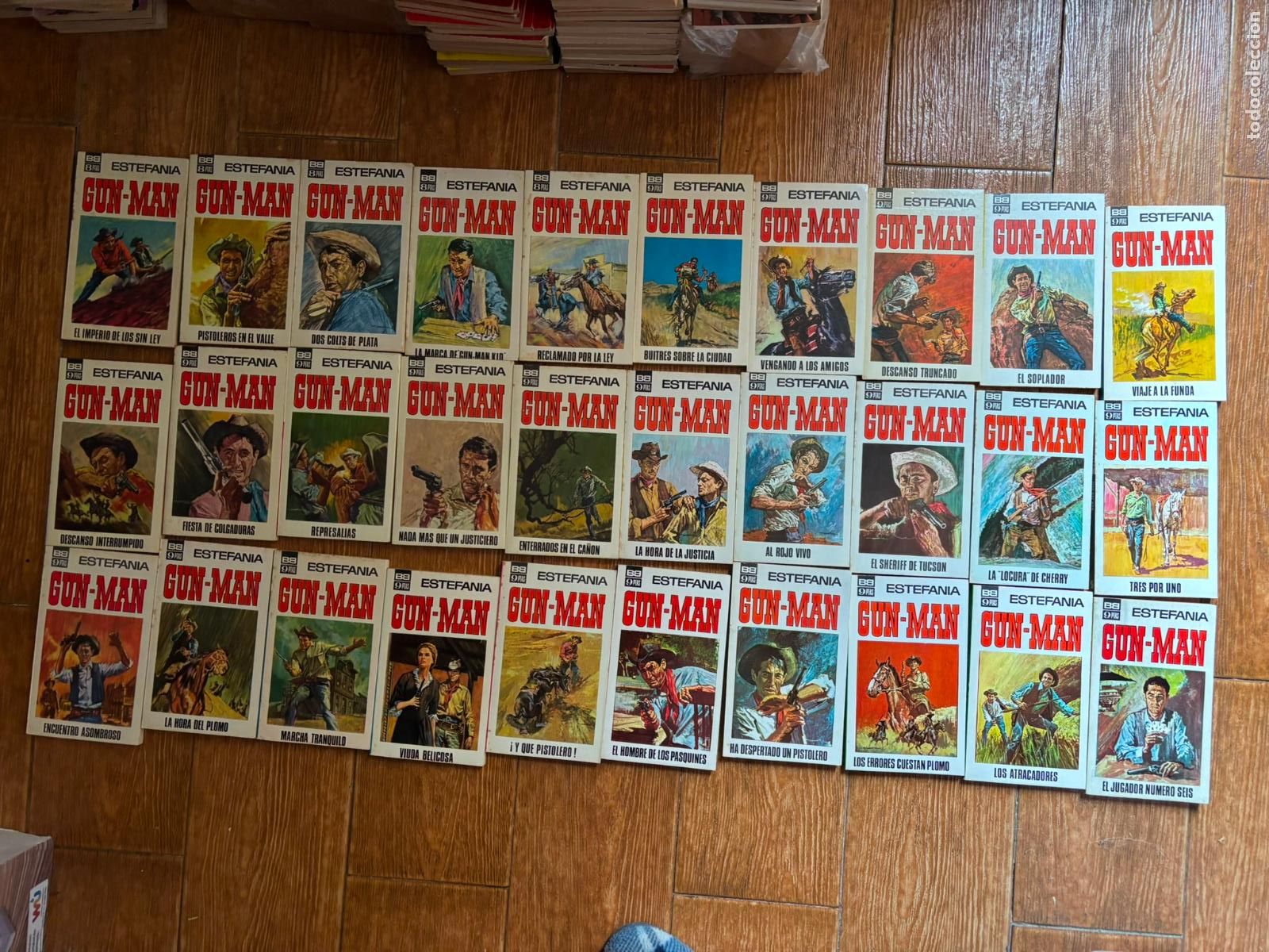 C&oacute;mics: GUN MAN COLECCION COMPLETA 30 NUMEROS MARCIAL LAFUENTE ESTEFANIA EDITORIAL BRUGUERA