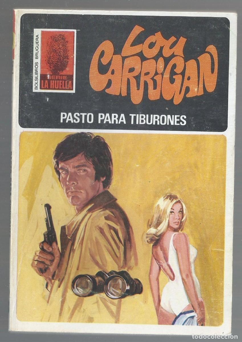 C&oacute;mics: PASTO PARA TIBURONES. CARRIGAN. SERIE LA HUELLA, N&ordm; 107. EDITORIAL BRUGUERA 1976