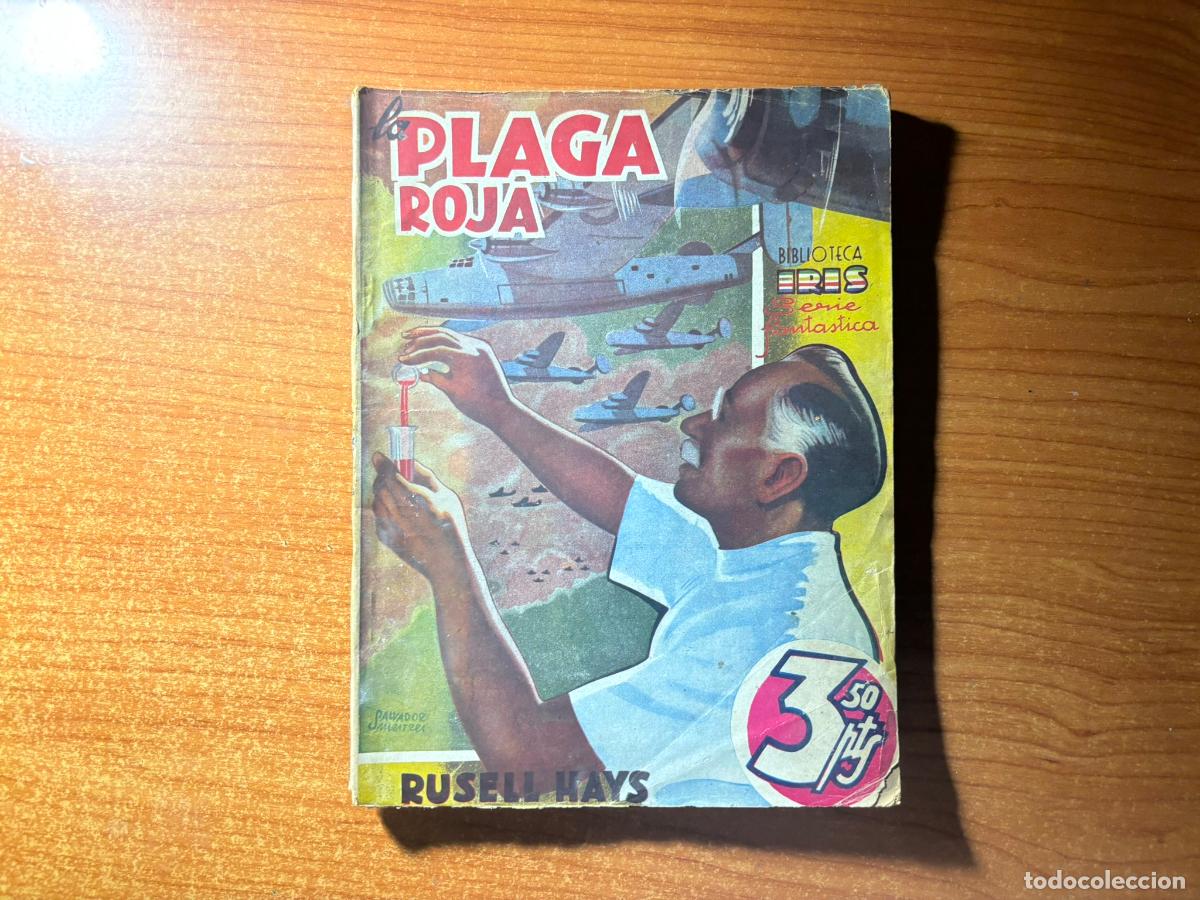C&oacute;mics: LA PLAGA ROJA BIBLIOTECA IRIS SERIE FANTASTICA EDITORIAL BRUGUERA