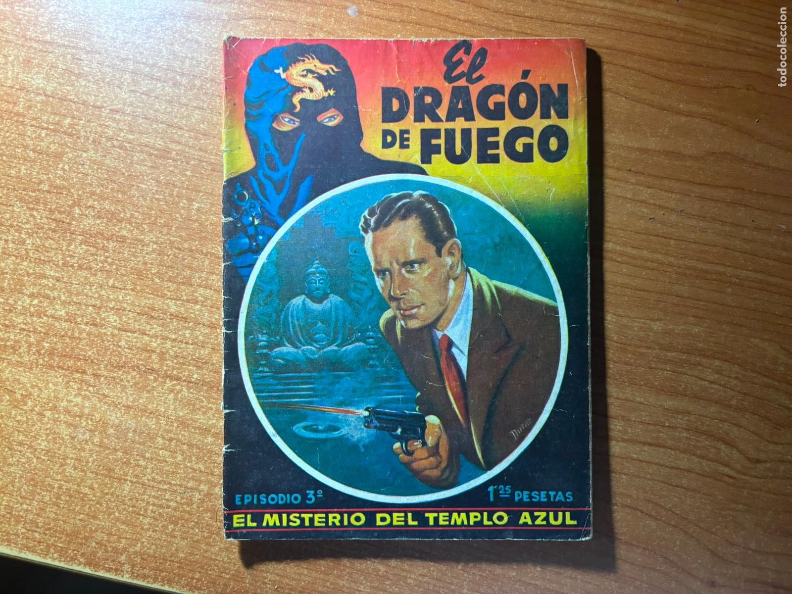 C&oacute;mics: El Drag&oacute;n de Fuego n&ordm; 3 Dibujos de Tomas Porto. Textos de Fidel Prado EDITORIAL BRUGUERA 1944