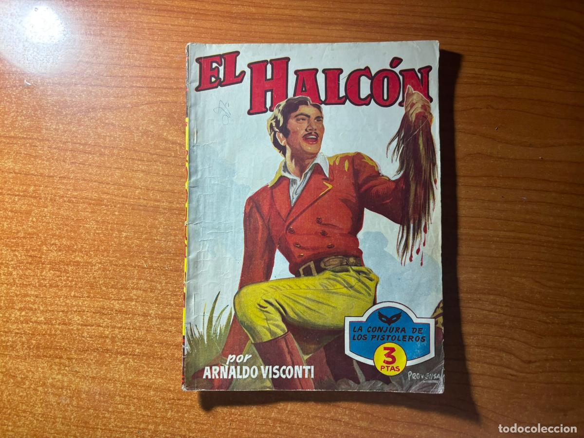 C&oacute;mics: EL HALCON N&ordm; 8 - LA CONJURA DE LOS PISTOLEROS - ARNALDO VISCONTI EDITORIAL BRUGUERA