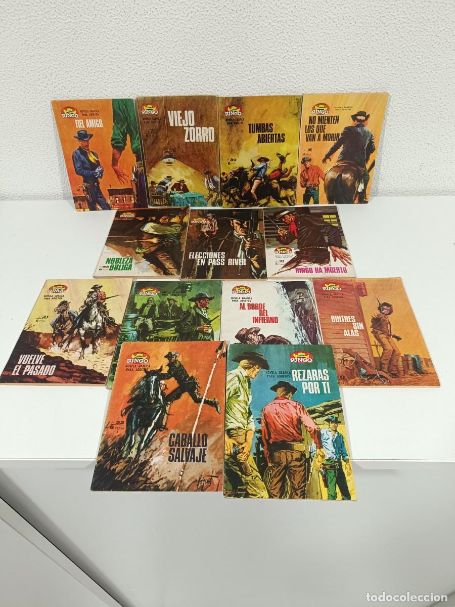 C&oacute;mics: RINGO LOTE DE 13 NOVELAS GRAFICAS DEL OESTE. VER DESCRIPCION LOTE10