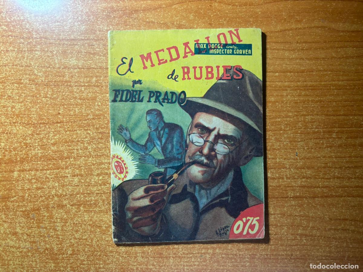 C&oacute;mics: MAX POGGE CONTRA EL INSPECTOR CRAVEN, N&ordm; EL MEDALLON DE RUBIES POR FIDEL PRADO