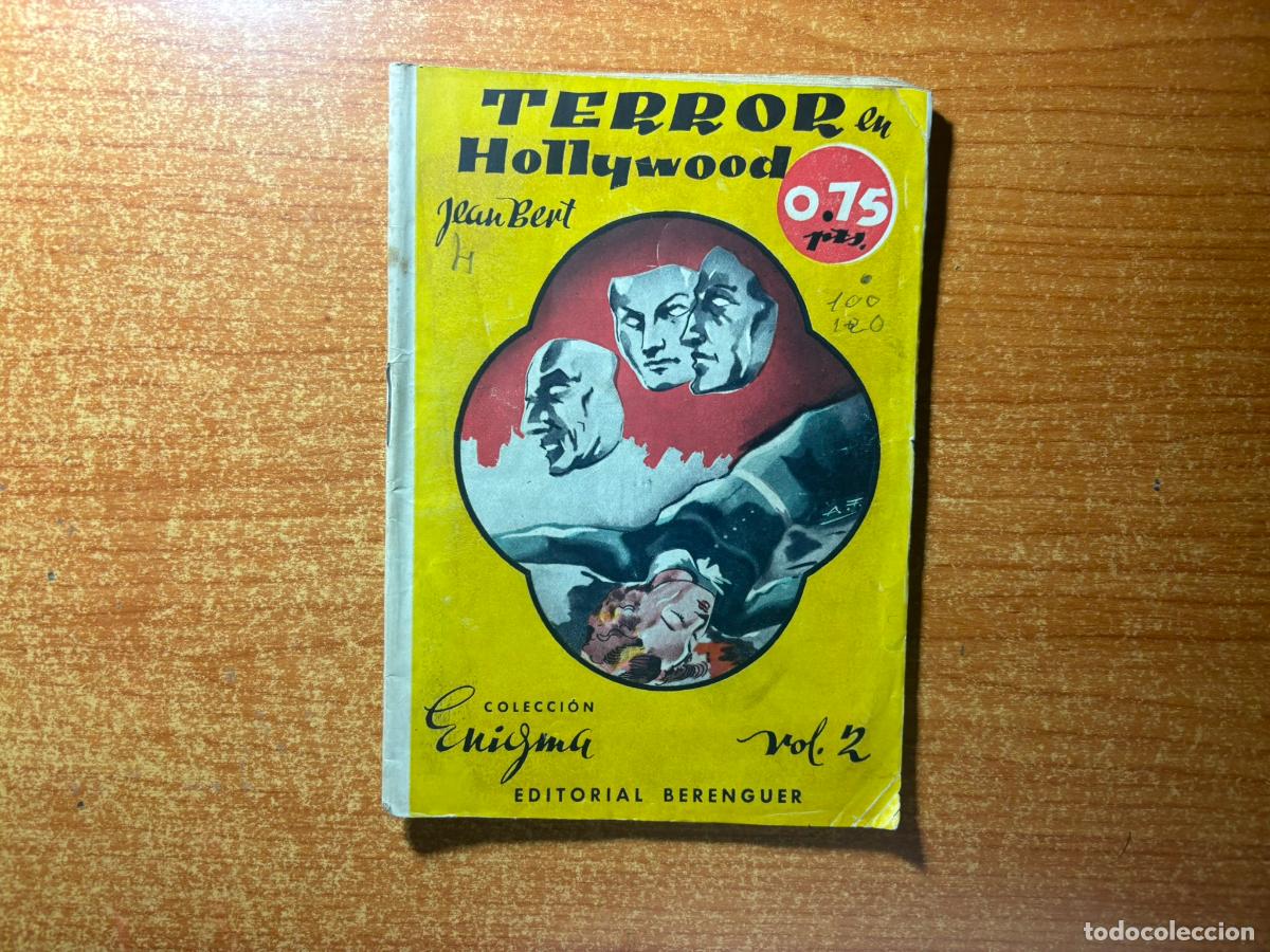 C&oacute;mics: Terror en Hollywood - Jean Bert - Colecci&oacute;n Enigma vol 2 - Berenguer
