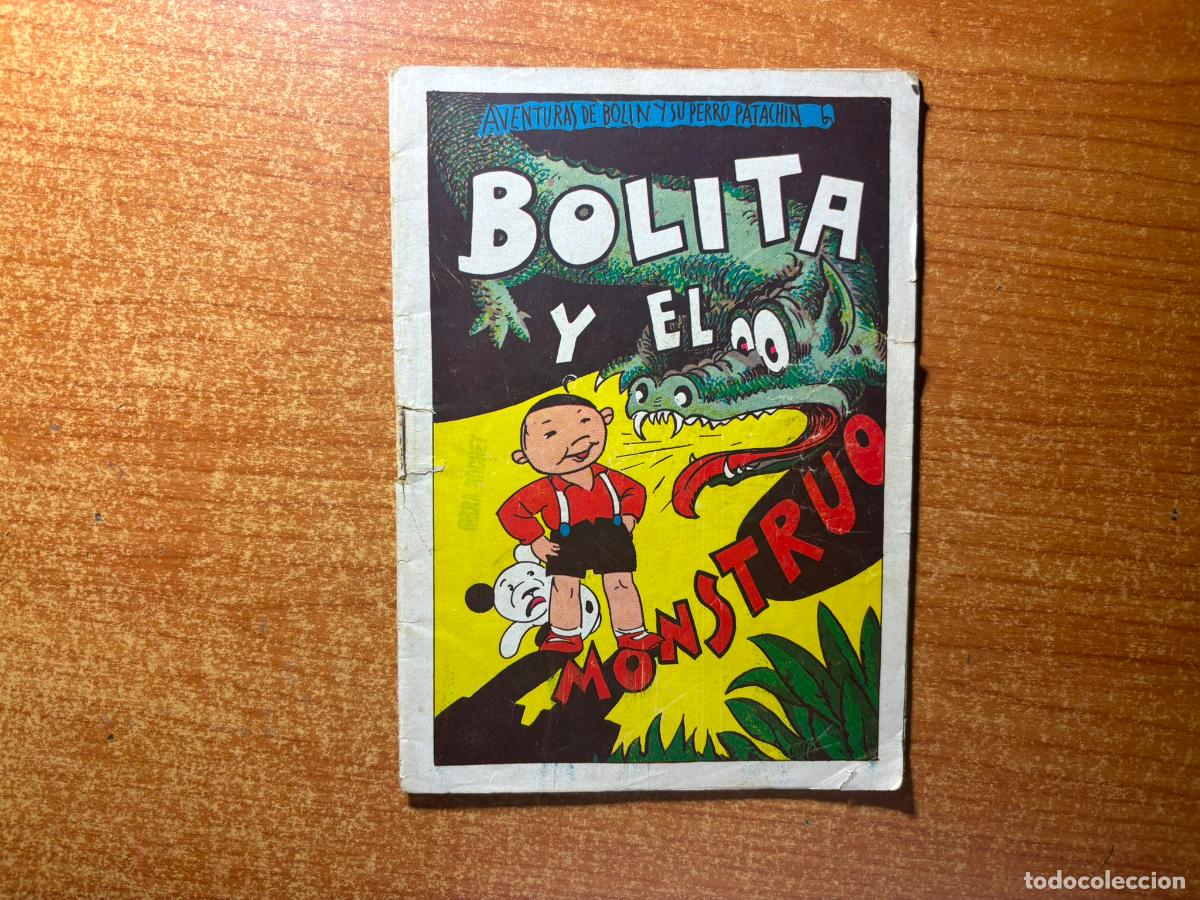 C&oacute;mics: Aventuras de Bolin y su perro Patachin - Bolita y El Monstruo - Editorial Valenciana 1944