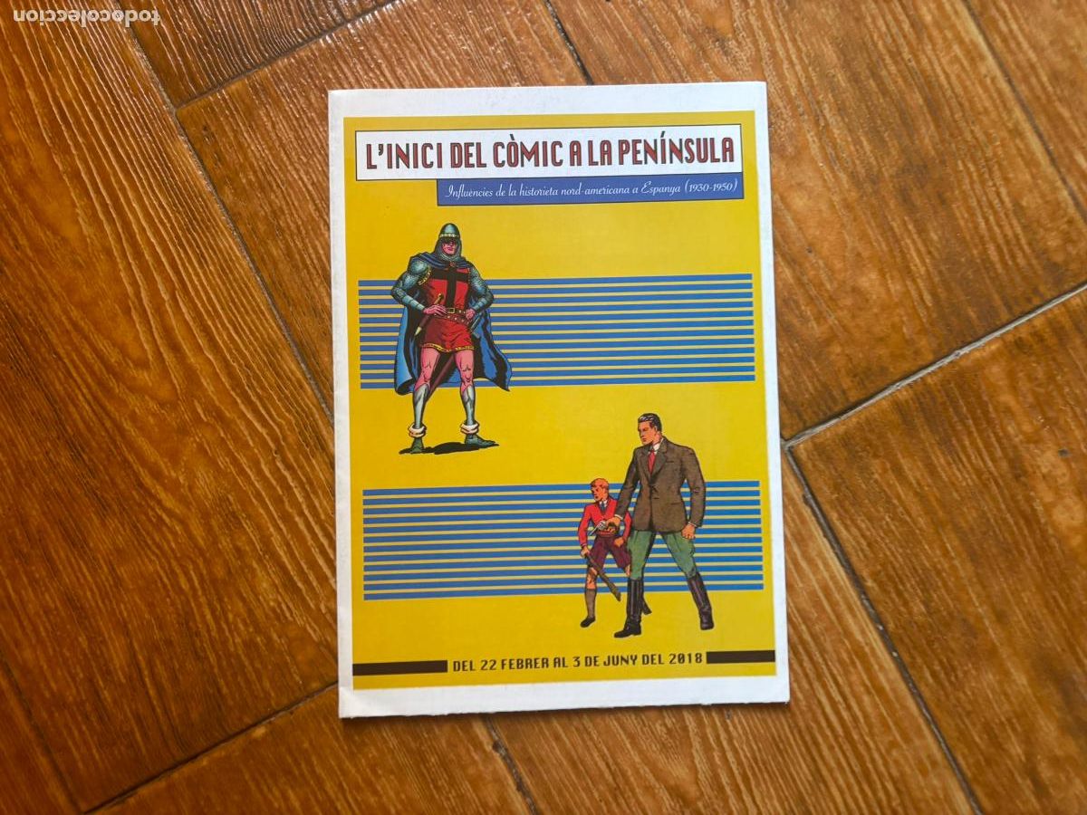 C&oacute;mics: FOLLETO Inici comic peninsula MUSEO VALENCIANO DE LA ILUSTRACION ROBERTO ALCAZAR GUERRERO ANTIFAZ