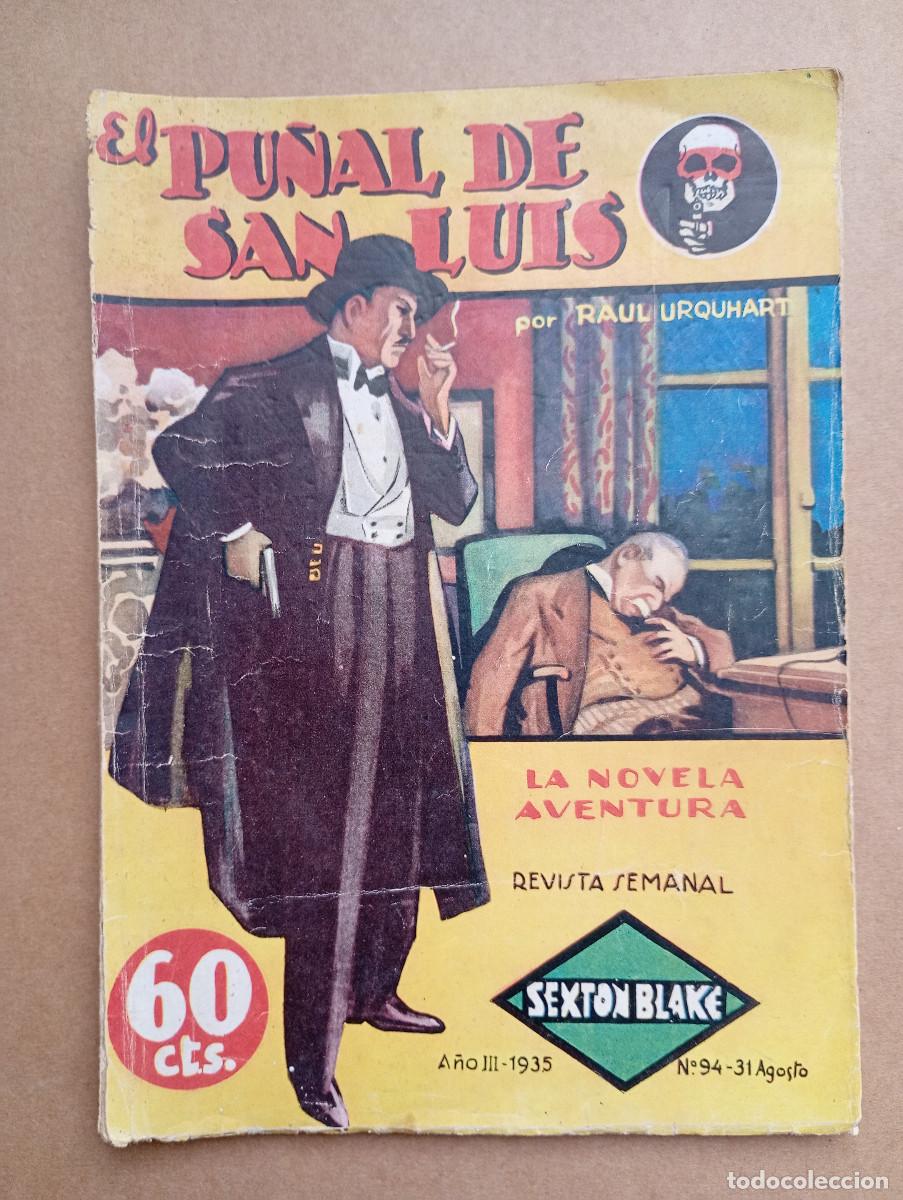 C&oacute;mics: COLECCION LA NOVELA AVENTURA SEXTON BLAKE EL PU&Ntilde;AL DE SAN LUIS