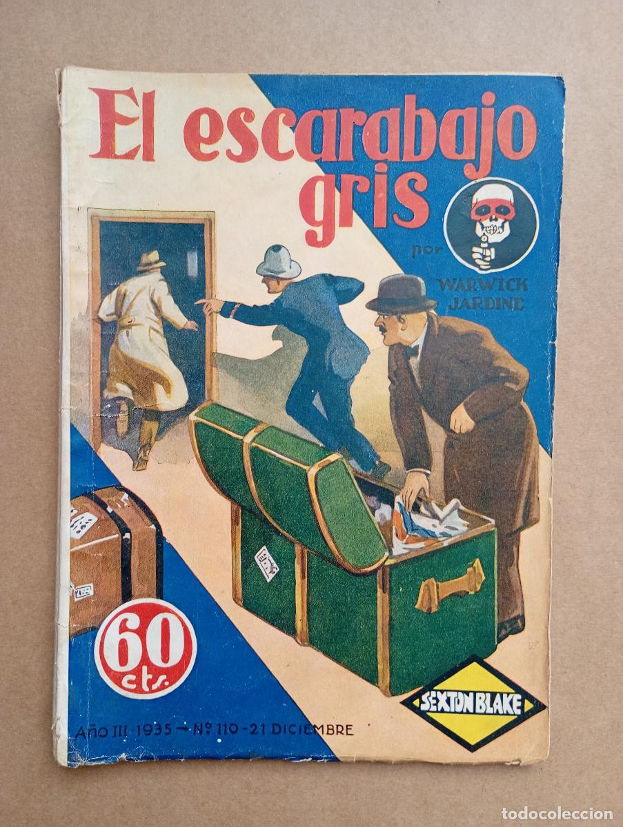 C&oacute;mics: SEXTON BLAKE N&ordm; 110 EL ESCARABAJO GRIS.