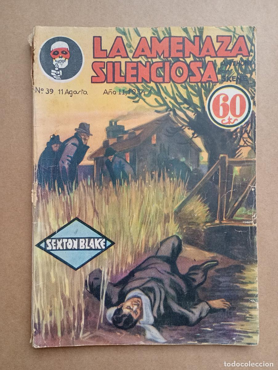C&oacute;mics: SEXTON BLAKE N&ordm; 39 LA AMENAZA SILENCIOSA