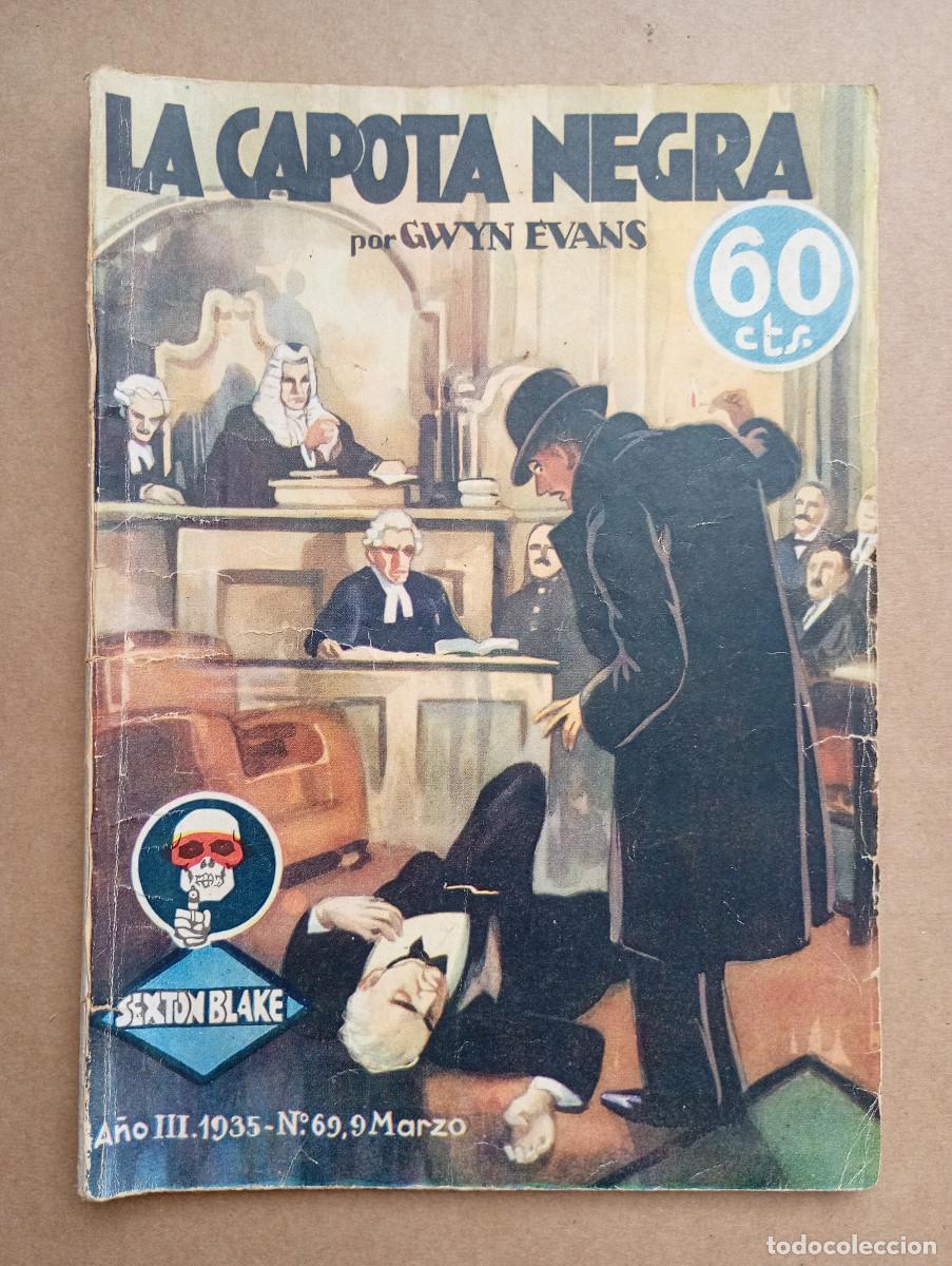 C&oacute;mics: La novela de aventura: Sexton Blake numero 69: La capota negra - Gwyn Evans