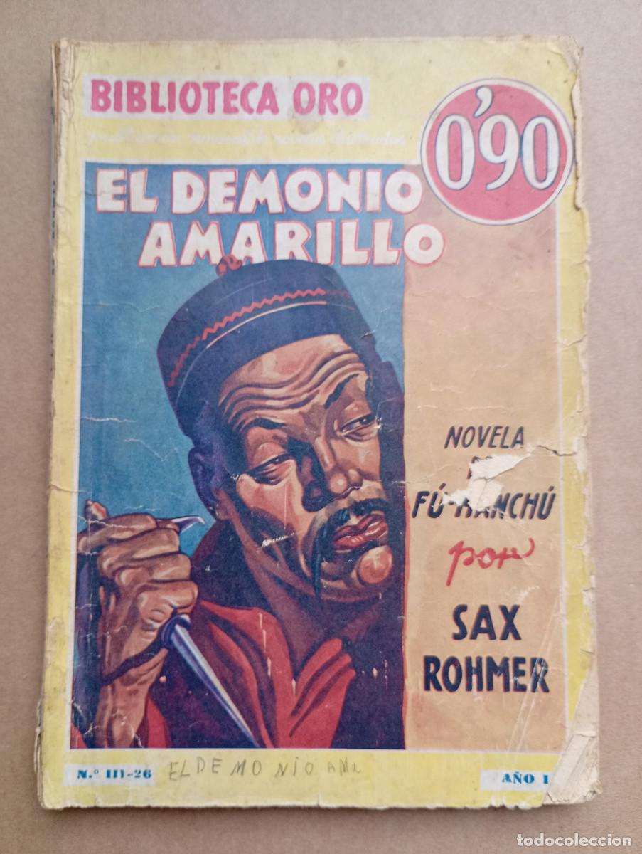 C&oacute;mics: EL DEMONIO AMARILLO FU MANCH&Uacute; BIBLIOTECA ORO 26