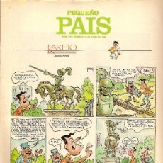 Cómics: SUPLEMENTO DOMINICAL 'PEQUEÑO PAÍS', Nº 342. 19 DE JUNIO DE 1988.. Lote 5244542