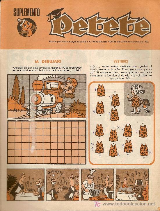 C&oacute;mics: Suplemento de la revista Petete, n&ordm; 98. C&oacute;mics y pasatiempos - Foto 1