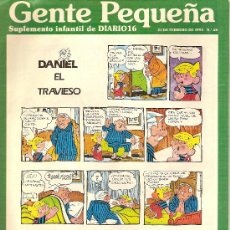 Cómics: SUPLEMENTO DE DIARIO 16 DOMINICAL 'GENTE PEQUEÑA', Nº 58. 21 DE FEBRERO DE 1991.
