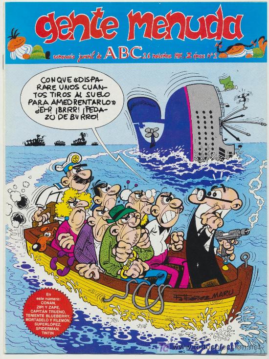 C&oacute;mics: Gente Menuda. ABC. Lote de 43 ejemplares (entre el n&ordm; 1 y el 326) - Foto 1