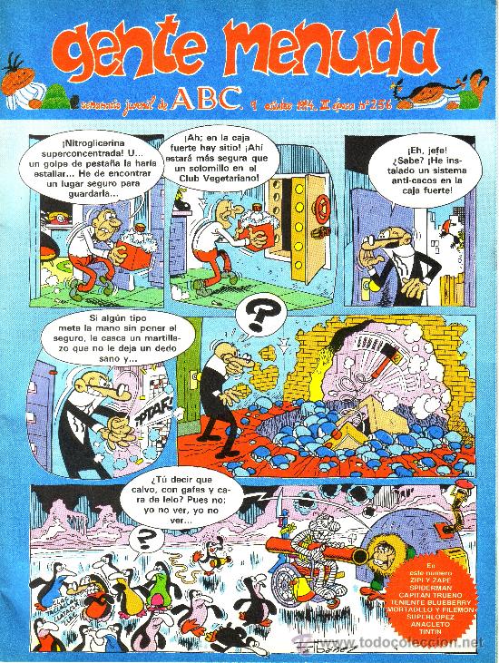 C&oacute;mics: GENTE MENUDA - SEMANARIO JUVENIL DE ABC - N&ordm; 256 - Foto 1
