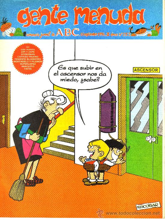 C&oacute;mics: GENTE MENUDA - SEMANARIO JUVENIL DE ABC - N&ordm; 252 - Foto 1