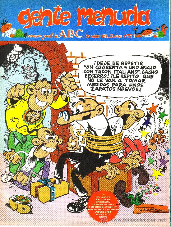 C&oacute;mics: GENTE MENUDA - SEMANARIO JUVENIL DE ABC - N&ordm; 259 - Foto 1