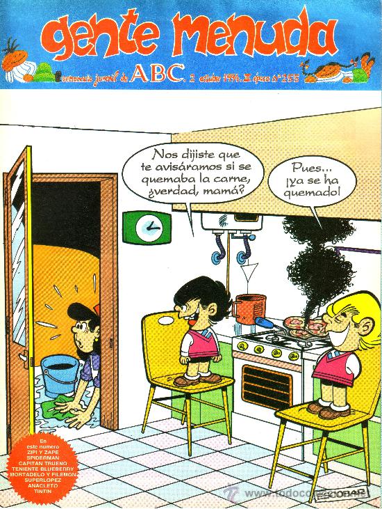 C&oacute;mics: GENTE MENUDA - SEMANARIO JUVENIL DE ABC - N&ordm; 255 - Foto 1