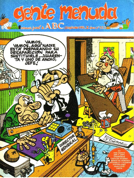 C&oacute;mics: GENTE MENUDA - SEMANARIO JUVENIL DE ABC - N&ordm; 253 - Foto 1