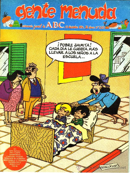 C&oacute;mics: GENTE MENUDA - SEMANARIO JUVENIL DE ABC - N&ordm; 265 - Foto 1