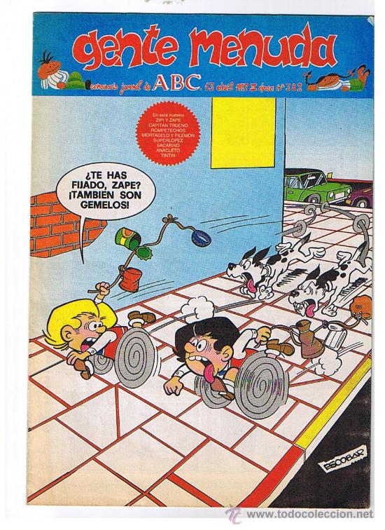 C&oacute;mics: Gente Menuda n&ordm;  382. - Foto 1