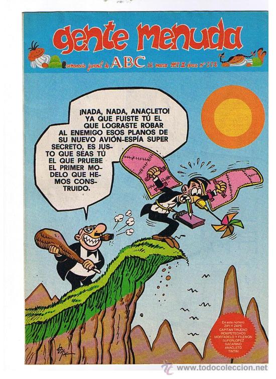 C&oacute;mics: Gente Menuda n&ordm;  378. - Foto 1