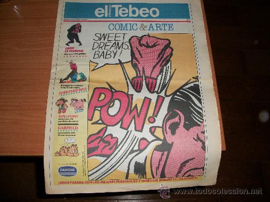 C&oacute;mics: EL TEBEO DE EL PERIODICO N&ordm; 27 &rdquo; COMIC Y ARTE &rdquo;  1990 - Foto 1