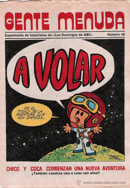 C&oacute;mics: GENTE MENUDA - SUPLEMENTO DE HISTORIETAS DE LOS DOMINGOS DE ABC N&ordm; 46 - Foto 1