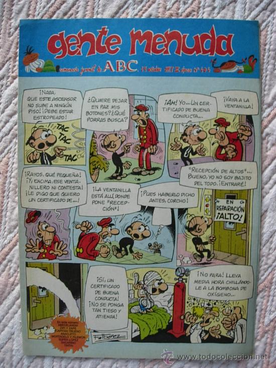 C&oacute;mics: GENTE MENUDA N&ordm; 404 - Foto 1
