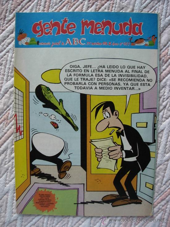 C&oacute;mics: GENTE MENUDA N&ordm; 457 - Foto 1