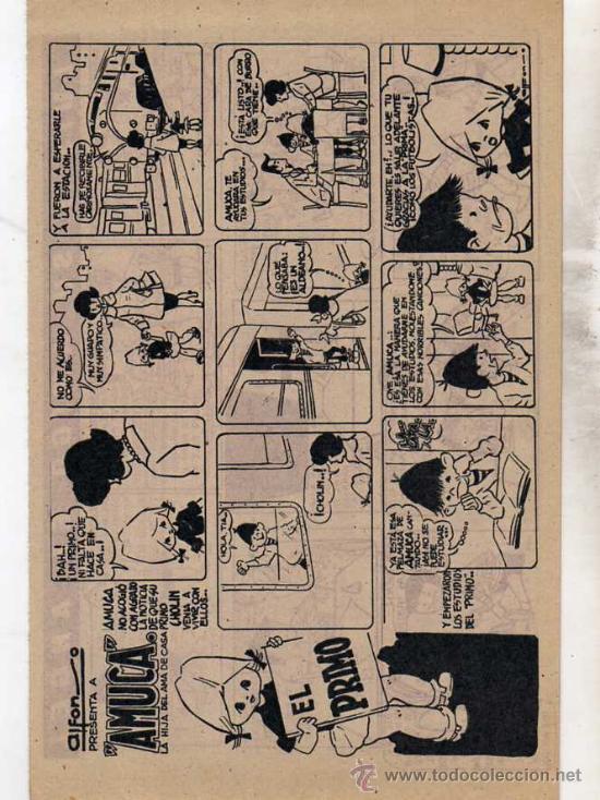 C&oacute;mics: Amuca la hija del ama de Casa en El Primo. Ilustrador Alfonso. - Foto 1