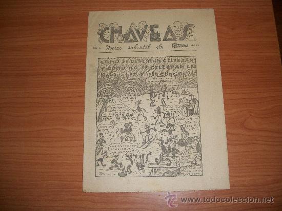 C&oacute;mics: SEMANARIO CHAVEAS SUPLEMENTO DE  LA TARDE DE  M&Aacute;LAGA, 1943 - Foto 1