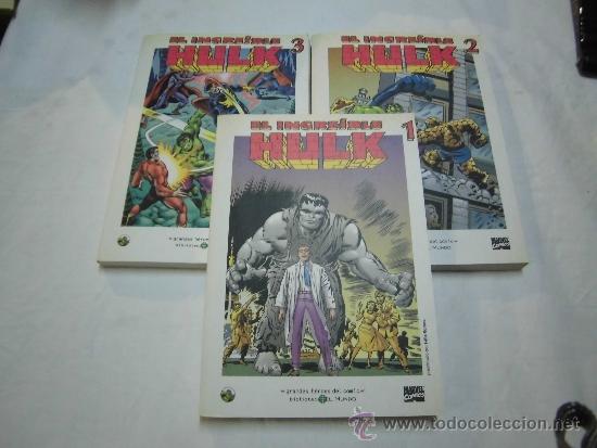 C&oacute;mics: EL INCREIBLE HULK  TOMOS 1-2 Y 3  BIBLIOTECA EL MUNDO - Foto 1
