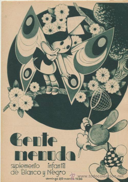 C&oacute;mics: Gente Menuda. 29  Marzo 1936. - Foto 1