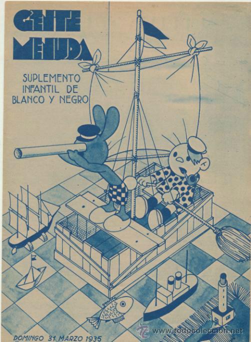 C&oacute;mics: Gente Menuda. 31 Marzo 1935. - Foto 1